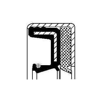 Těsnění motoru Těsnicí kroužek CORTECO 12016814B