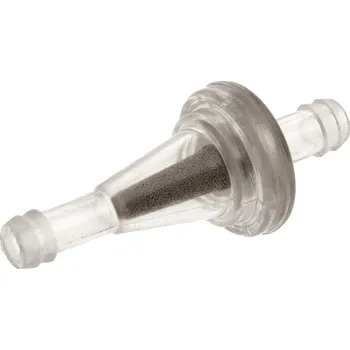 Filtr pro motocykl palivový filtr s kovovou vložkou, Q-TECH (pro vnitřní průměr hadice 5-6 mm) MFU-005