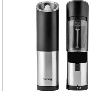 Kuchyňský mlýnek Elektrické mlýnky na koření Huslog stříbrné