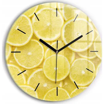 Hodiny Nástěnné hodiny žluté 30 cm