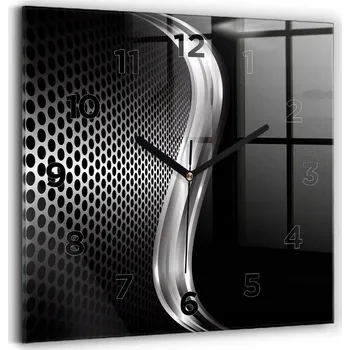 Hodiny Nástěnné hodiny Wallfluent černé 30 cm