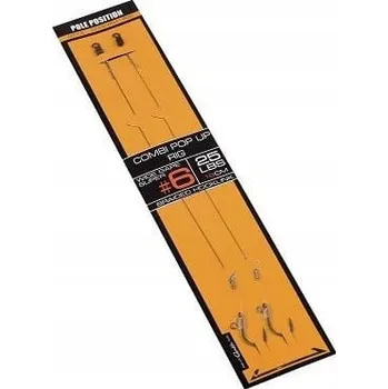 Rybářský háček Zemní Háčky , s návazcem Pole Position Combi Pop-Up 2 ks