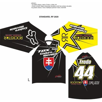Moto dres Dres na zakázku Motokros, Enduro, MTB, BMX, DH, 129 2H112812