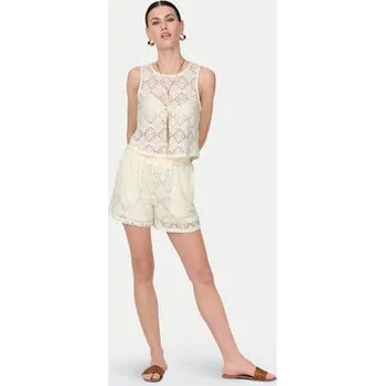 Dámské kraťasy JDY Šortky z materiálu Eva 15351501 Bílá Loose Fit M