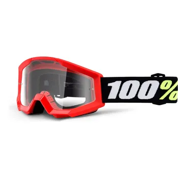 Motocyklové brýle GOGGLE STRAT MINI RD/CL 50033-00002