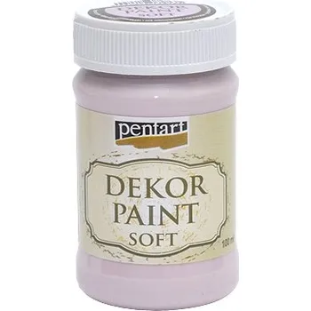 Speciální výtvarná barva Dekor Paint - křídová vintage barva 100ml - viktoriánská růžová