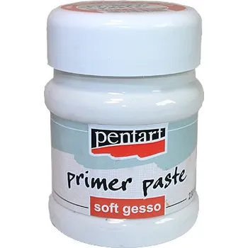 Speciální výtvarná barva Jemná podkladová pasta PENTART - 230ml - bílá - SOFT GESSO