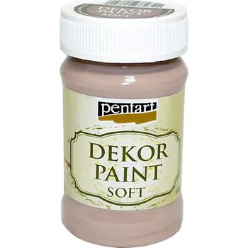 Speciální výtvarná barva Dekor Paint - křídová vintage barva 100ml - mléčná čokoláda