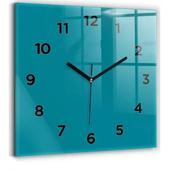 Hodiny Nástěnné hodiny Wallfluent modré 30 cm