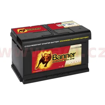 Autobaterie 75Ah baterie, 730A, pravá BANNER Running Bull EFB 315x175x175 EFB57512