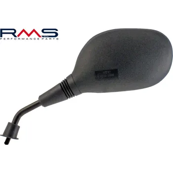 Zrcátko pro motocykl Zpětné zrcátko RMS 122760030 levý černý YAMAHA YQ 50 Aerox 2009-2012