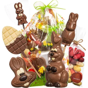 Čokoláda Čokoládovna Janek Velikonoční balíček velký 277 g