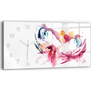 Hodiny Nástěnné hodiny Wallfluent, odstíny růžové, 60 cm