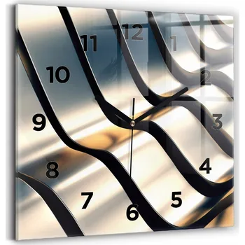 Hodiny Nástěnné hodiny Wallfluent šedé 30 cm