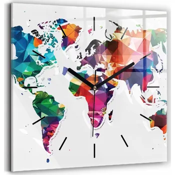 Hodiny Nástěnné hodiny Wallfluent černé 30 cm