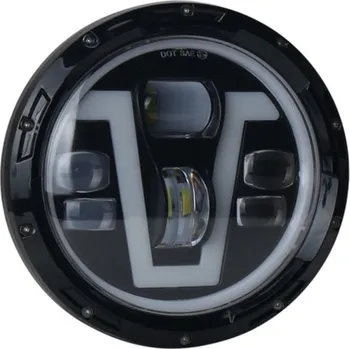 Elektroinstalace pro motocykl Maska se světlem CUSTOMACCES VICTORY HL0015N s podpěrou černý HARLEY DAVIDSON FLSTF Fat Boy 1584 2009-2014