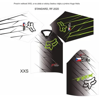 Moto dres Dres na zakázku Motokros, Enduro, MTB, BMX, DH, 148 2H1128143