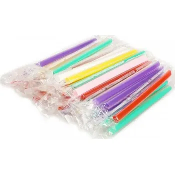 Bubble Tea - brčka Jumbo barevná 100ks