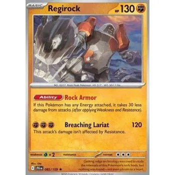 Sběratelská karetní hra Pokémon JTG 082/159 Regirock - Journey Together Stav: Near Mint, Verze: HOLO