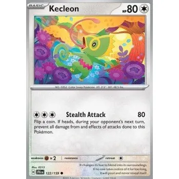 Volný čas Pokémon JTG 122/159 Kecleon - Journey Together Stav: Near Mint, Verze: REVERSE HOLO