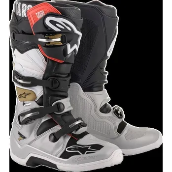 Moto obuv BOOT TECH7 BK/SI/WT/GD 13 (Velikost: 43) 2012014-1829-13