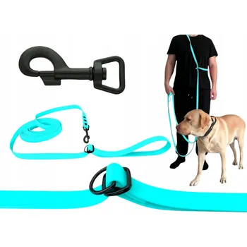Vodítko pro psa VODÍTKO PŘEPÍNACÍ NASTAVITELNÉ VODĚODOLNÉ MĚKKÉ BIOTHANE PVC | 3M 16MM