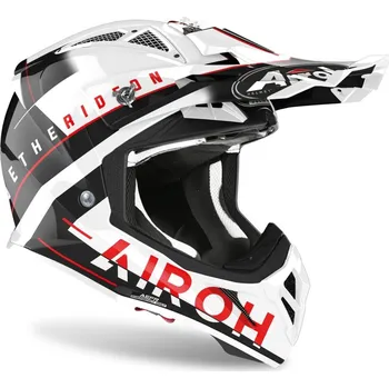 Helma na motorku přilba AVIATOR ACE Amaze, AIROH (červená, vel. L) 2023 (Velikost: XS) AVAA55