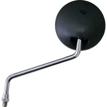 Zrcátko pro motocykl zpětné zrcátko plastové (závit pravý M10, průměr 106 mm), Q-TECH, L YAMAHA DT 125 R Everts 2005-2006