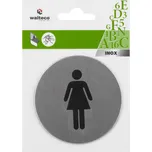 Walteco Samolepka WC ženy 75 mm nerez