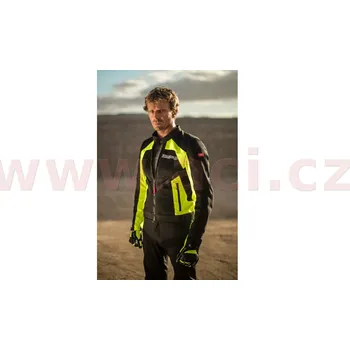 Moto rukavice bunda NET STREAM, SPIDI (černá/žlutá fluo) (Velikost: XS) NEMÁ