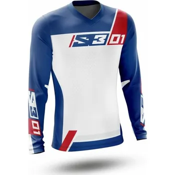 Moto dres S3 Collection 01 Jersey - Patriot Red/Blue Velikost S 01-UW1-S