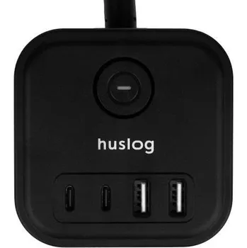 Napájecí kabel Prodlužovací kabel HUSLOG 15W Black