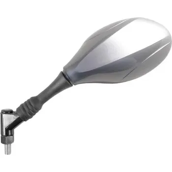 Zrcátko pro motocykl Zpětné zrcátko SMATNORD UNI EXCLUSIVE 3257380A pravý stříbrná PIAGGIO/VESPA MP3 400 2007-2013