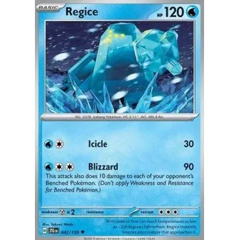 Volný čas Pokémon JTG 042/159 Regice - Journey Together Stav: Near Mint, Verze: NORMAL