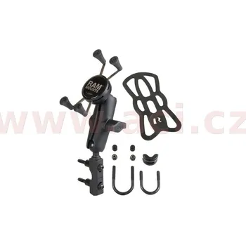 kompletní sestava držáku X-Grip&nbsp;s uchycením na objímku brzdové/spojkové páčky/řidítka motocyklu, RAM Mounts RAM-B-174-UN7U