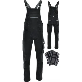 Pracovní obuv ELASTICKÉ zahradnické PRACOVNÍ kalhoty stretch BOZP spandex + NÁKOLENÍKY sada 52