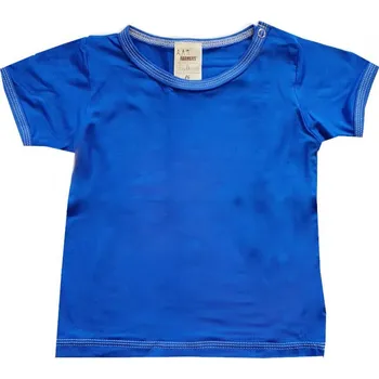 FARMERS® Dětské tričko BAMBUS royal blue s drukem Velikost: 56