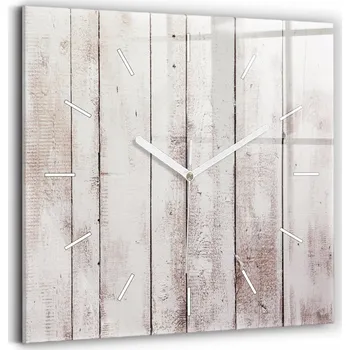 Hodiny Nástěnné hodiny Wallfluent bílé 30 cm