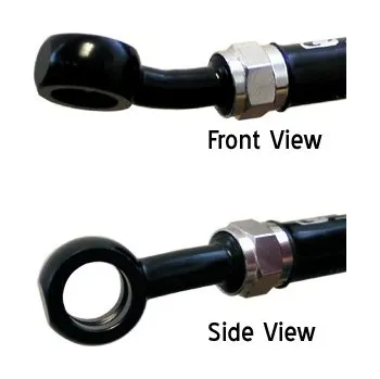 Banjo Venhill POWERHOSEPLUS 3/60082R/BLACK 20° + 20° do pravé strany černý 3/60082R/BLACK