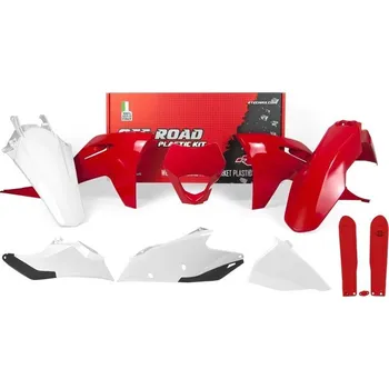 Plastová sada RACETECH - červená/bílá Plynová EC/EC-F R-KITGAS-OEM-621