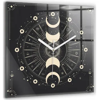 Hodiny Nástěnné hodiny černé 60 cm