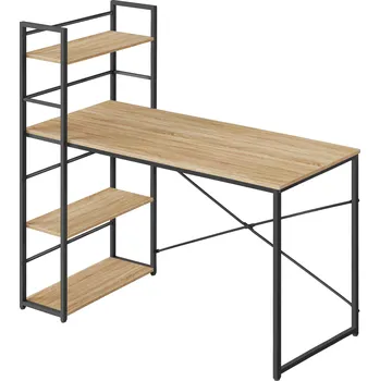 Počítačový stolek MAX 4.0 - Dub sonoma/černé nohy