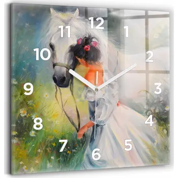 Hodiny Nástěnné hodiny Wallfluent černé 30 cm