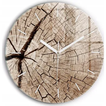 Hodiny Nástěnné hodiny Wallfluente hnědé 30 cm