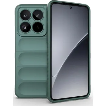 Pouzdro na mobilní telefon Rugg odolný gelový obal na Xiaomi 15 Pro - zelený