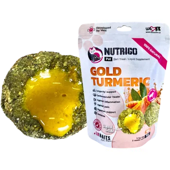 LK Baits Pet Nutrigo Dog Supplement Gold Turmeric,Mini,75g