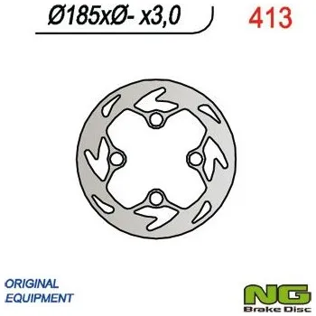 Brzda pro motocykl NG přední brzdový kotouč GAS GAS 125/200/250 TXT (185x-x3)