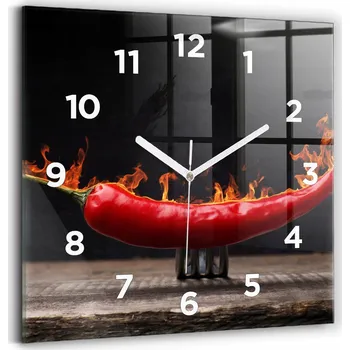 Hodiny Nástěnné hodiny Wallfluent černé 30 cm