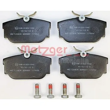 Brzdová destička Brzdové destičky METZGER 1170332