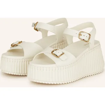 Dámské sandále Chloé Dámské Sandály Na Platformě Nama, bílá, 40